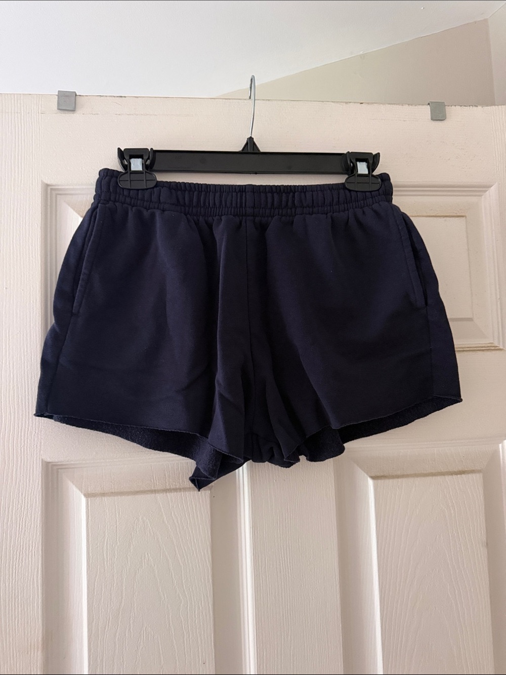 H&M Navy Athletic Elastic Waist Shorts